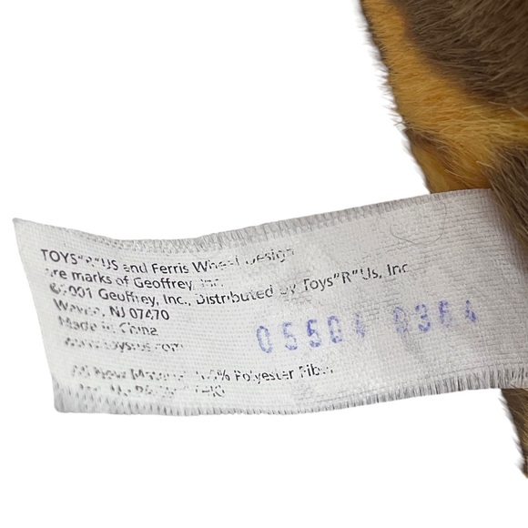 Vintage 2001 Toys R Us Geoffrey Giraffe Statue of Liberty 9” Plush  New York - Picture 7 of 8